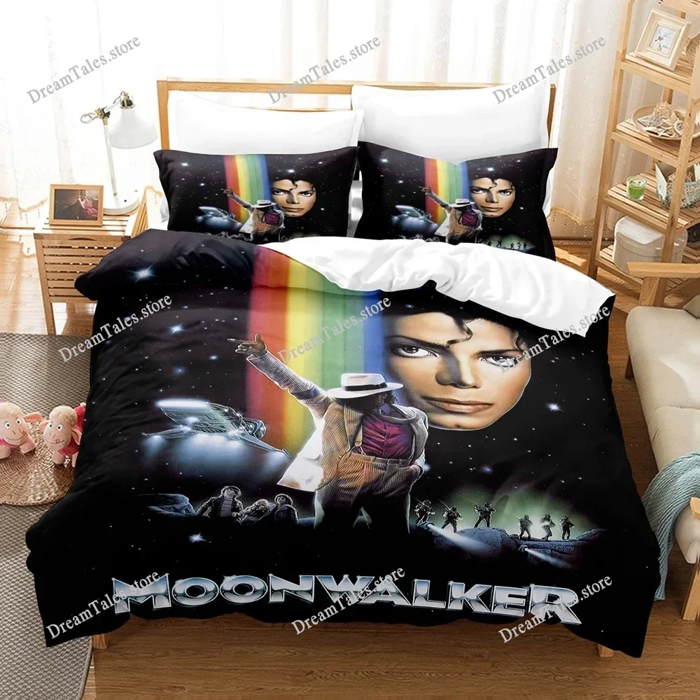 

Michael Jackson Star 3D Duvet Cover Bedding Set Comforter Pillowcases Home Decor Gift Single Double Twin King Queen Luxury Gift