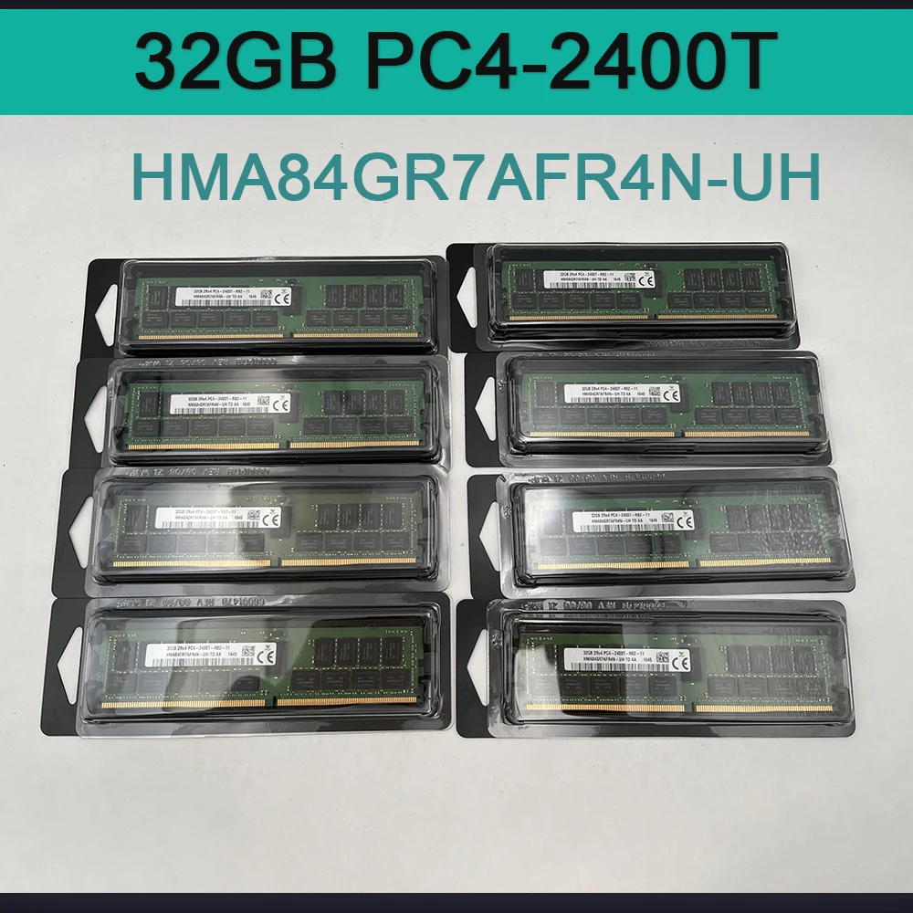 

1 PCS For SK Hynix 32G 32GB PC4-2400T 19200R RAM REG ECC Server Memory HMA84GR7AFR4N-UH