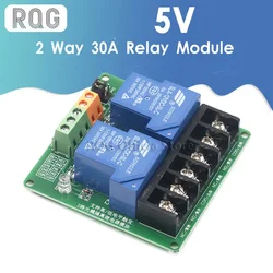 2-way 30A high and low level trigger relay module 5V smart home automation control