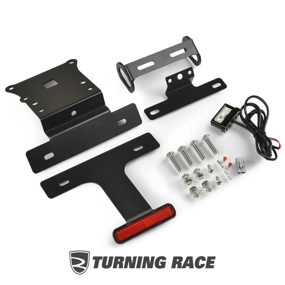 

TURNING RACE License Plate Holder fits for Kawasaki z900rs 2018-2025 Fenderless KIT Z900RS CAFE Accessories 2021 2024 parts