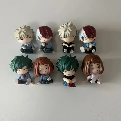 4 st/set My Hero Academia Tokyo Revengers söta sovande PVC-actionfigurer leksaker 10 best sales Min hjälte akademia actionfigur - №6