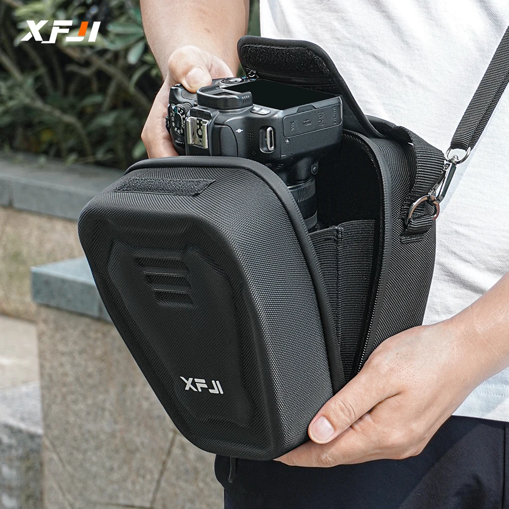 

Чехол для камеры XFJI Hard Shell для Canon EOS R50 R100 R10 R8 R7 R6 R6 Mark II R5 Sony A7M4 A7M3 A7R5 A7R4 Nikon Zf Z8 Z7 II Z6 II