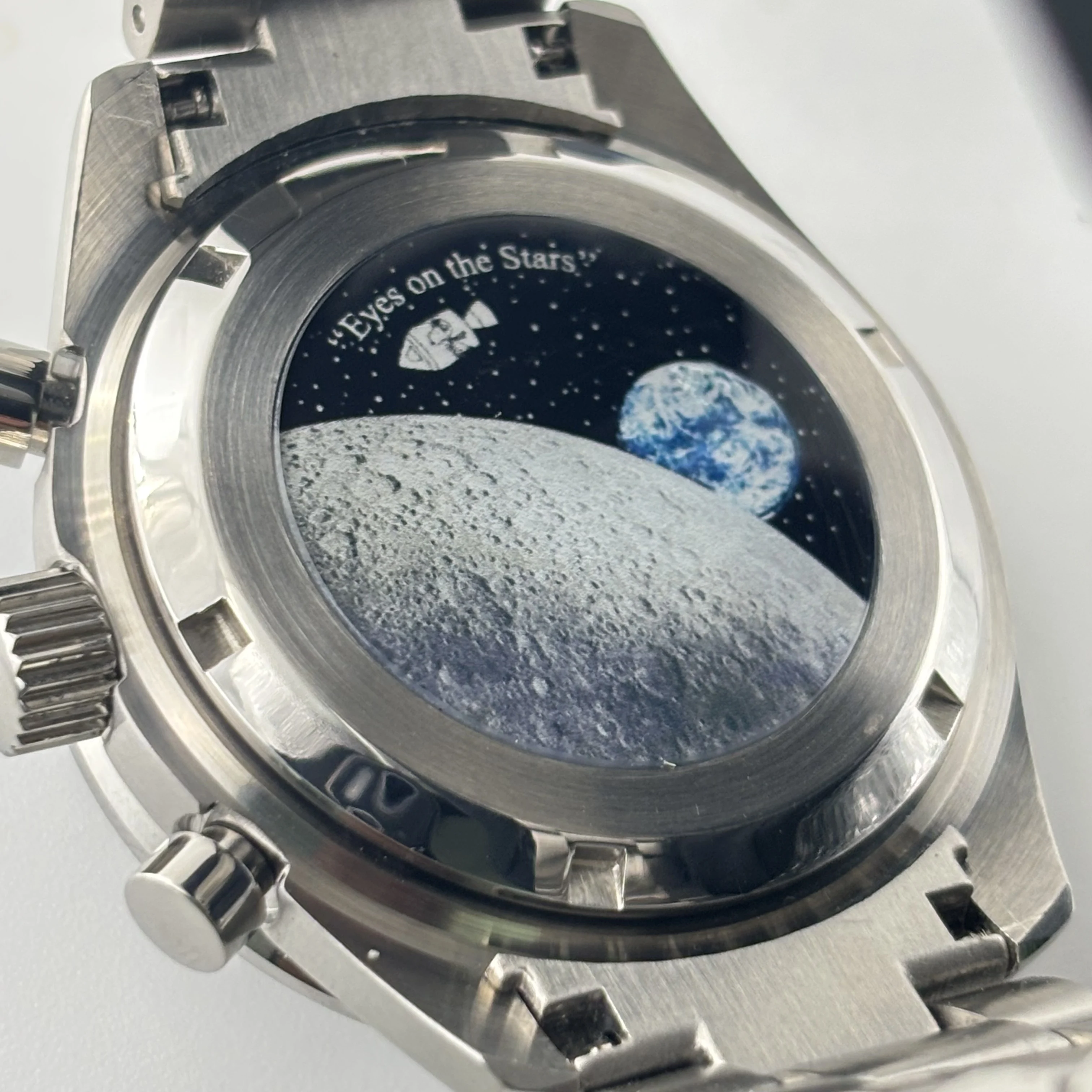 Japan VK63 Case moonswatch metal case back cover Chronograph Case