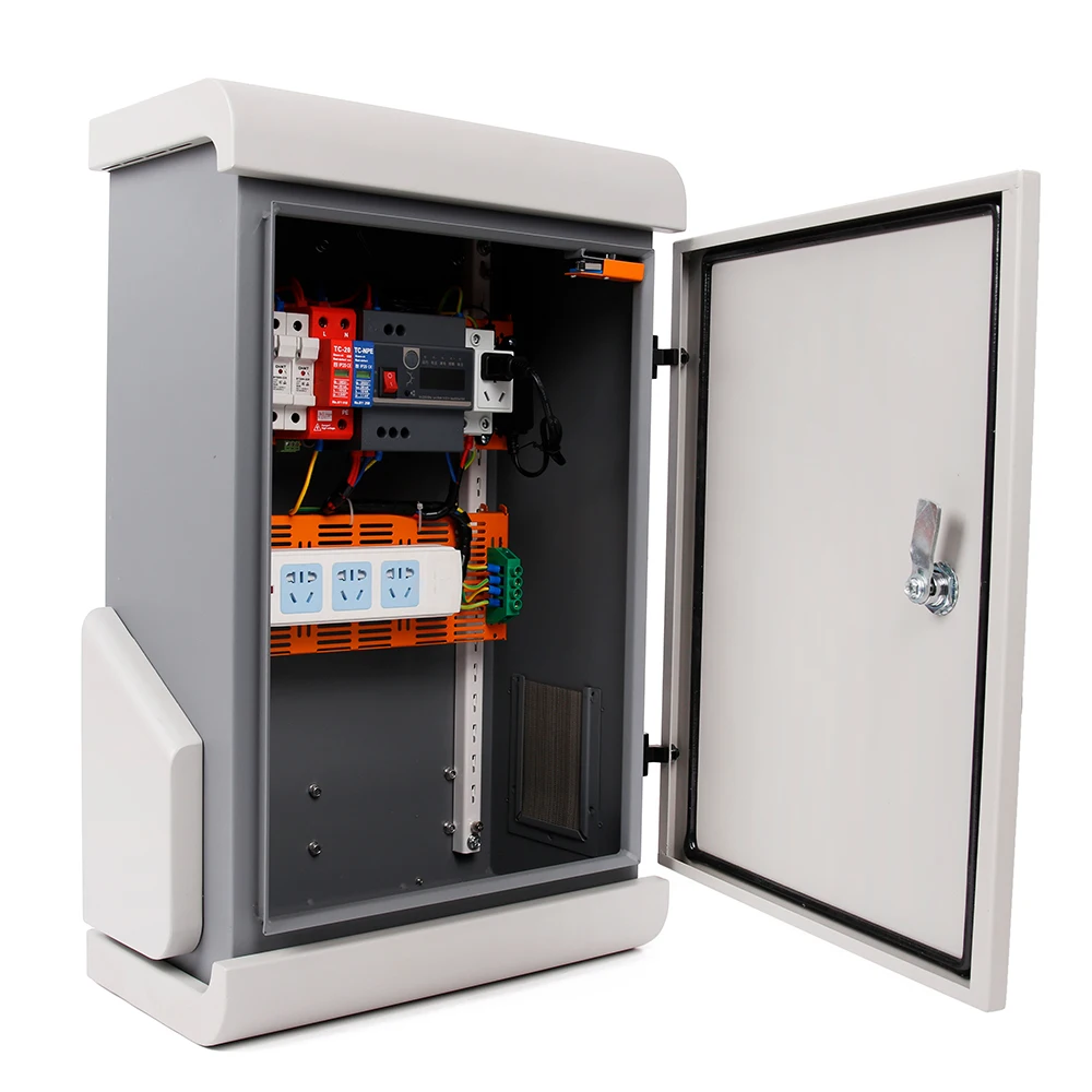 IP65 Lora Weatherproof กล่องไฟฟ้า ระบบทําความเย็น ไฟฟ้า SUS กล่องมิเตอร์โลหะ กล่องไฟฟ้า ตู้ไฟฟ้า