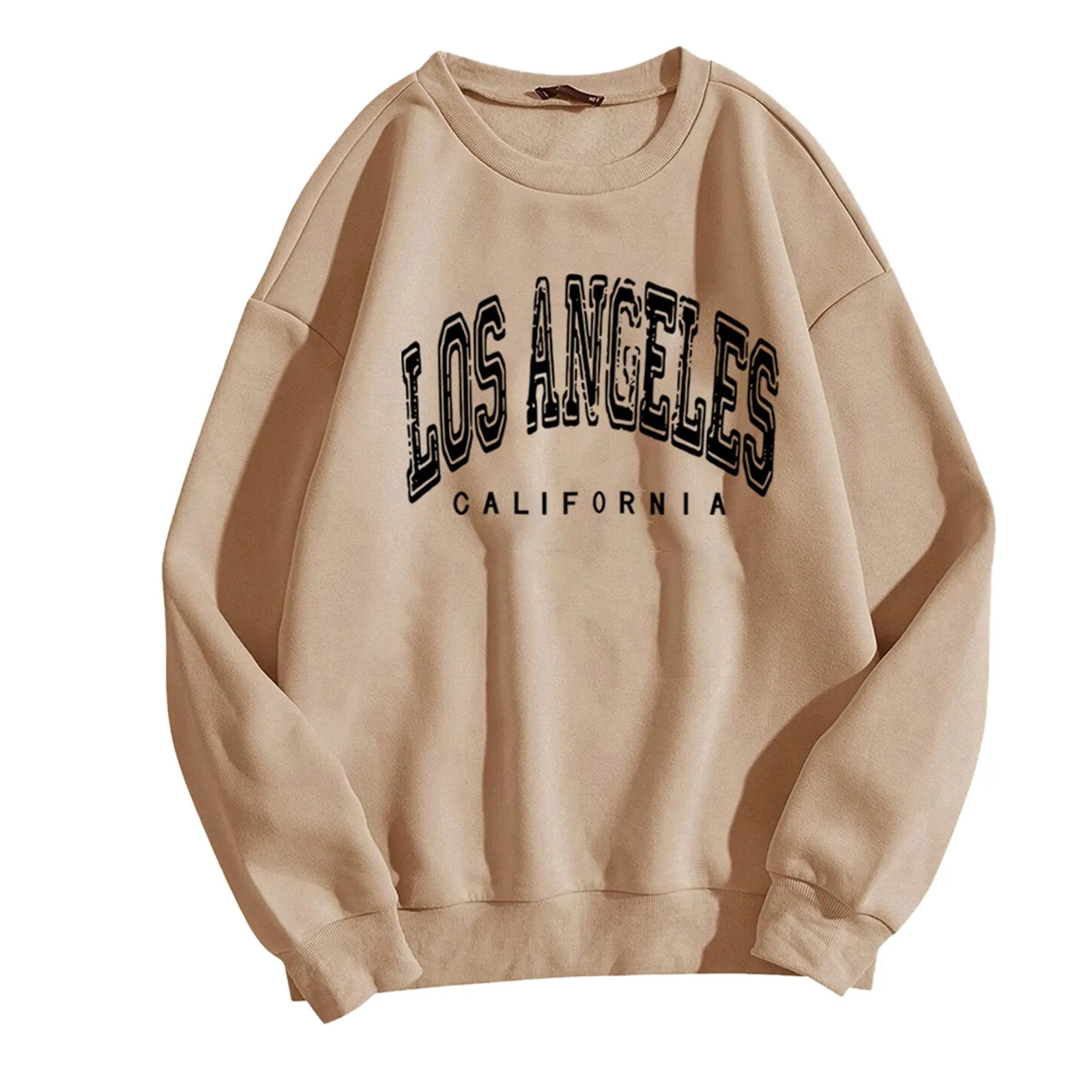 

Female Los Angeles Letter Hooded Sweatshirt Korean Pullover For Lady Autumn High Street Harajuku Coat Women Vintage Sweatshirt