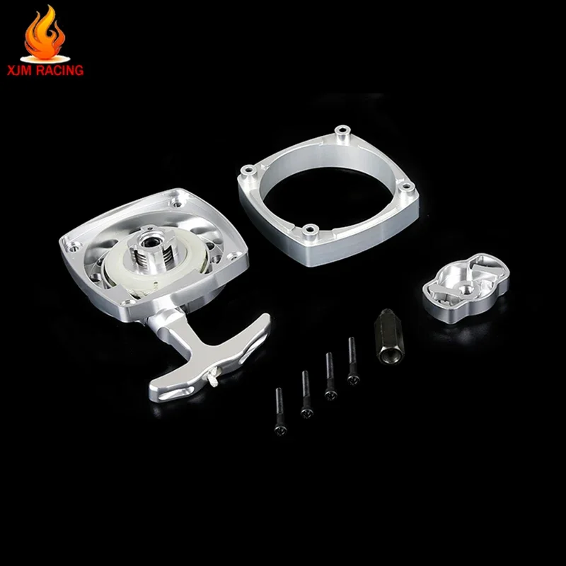 Metalen Easy Pull Starter met Turbine Wijzerplaat Set voor 1/5 HPI ROVAN KM BAJA Losi 5T FG GoPed RedCat 23cc-30.5cc MOTOREN Onderdelen