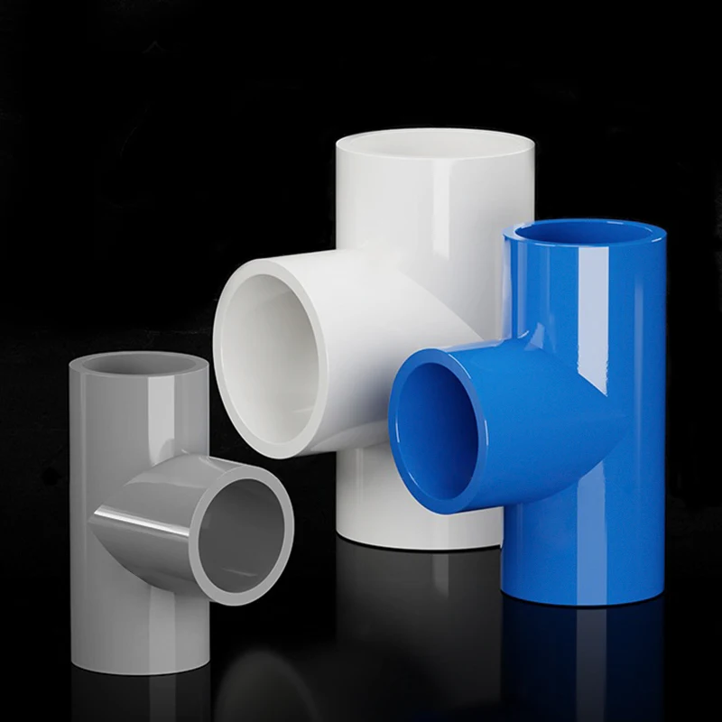 1–20 Stück, 20–40 mm, weißes PVC-Wasserrohr-T-Stück, gleicher Durchmesser, Verbindungsstücke, Wasserversorgungsrohre, Kunststoff-Abflussrohre – Detail 5