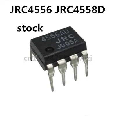 Original 10PCS/ JRC4556AD JRC4558D 4556D NJM4556AD DIP-8