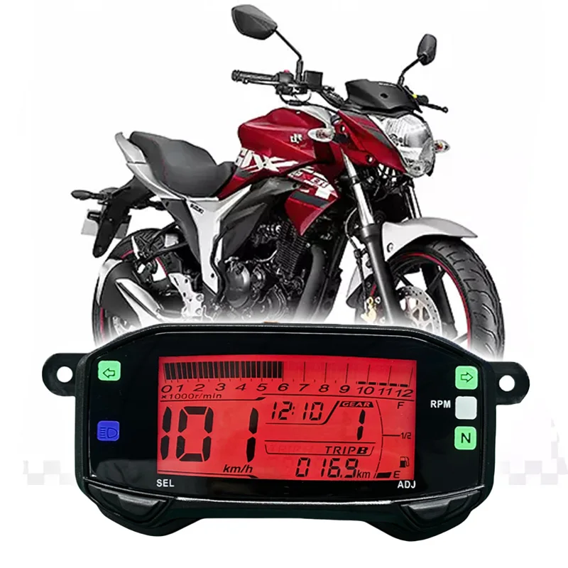 

Plug and Play Motorcycle Accessories Speedometer Moto Digital Display Tachometer Dashboard for Suzuki Gixxer SF 150 Gixxer150