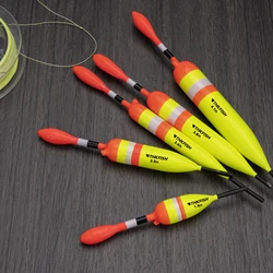 5pcs Balsa Wood Fishing Slip Floats Rig 1.5in 2.5in 3.4in 3.8in 4.1in Mix Size Freshwater Fishing Slip Bobbers Buoys For Crappie