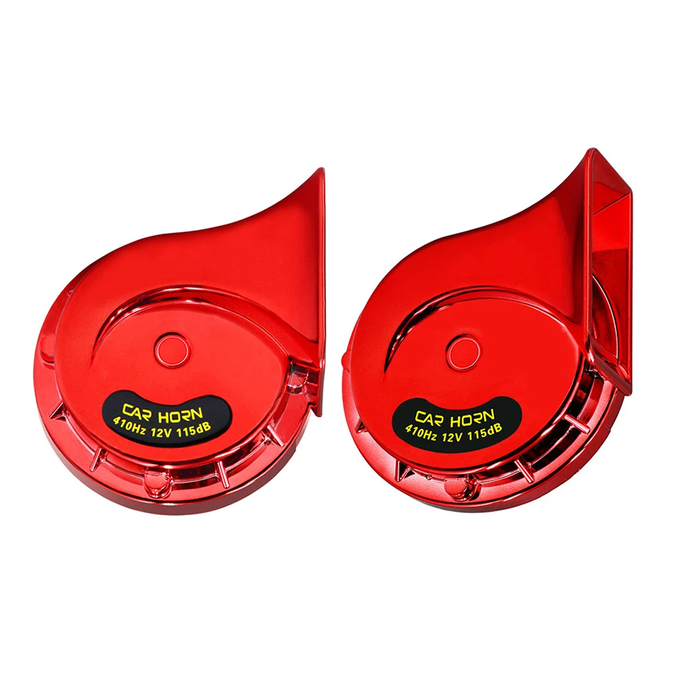 High Low Tone Speaker Car Motorcycle Speaker Easy Installation Electrical Conductivity High Temperature Resistance