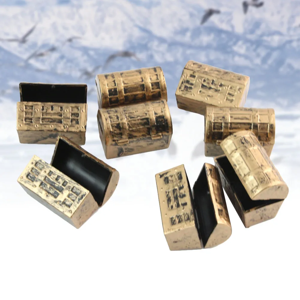 

12Pcs Pirate Mini Treasure Chest Vintage Boxes for Birthday Gift Party Favor Adventure Role Play Storage Case