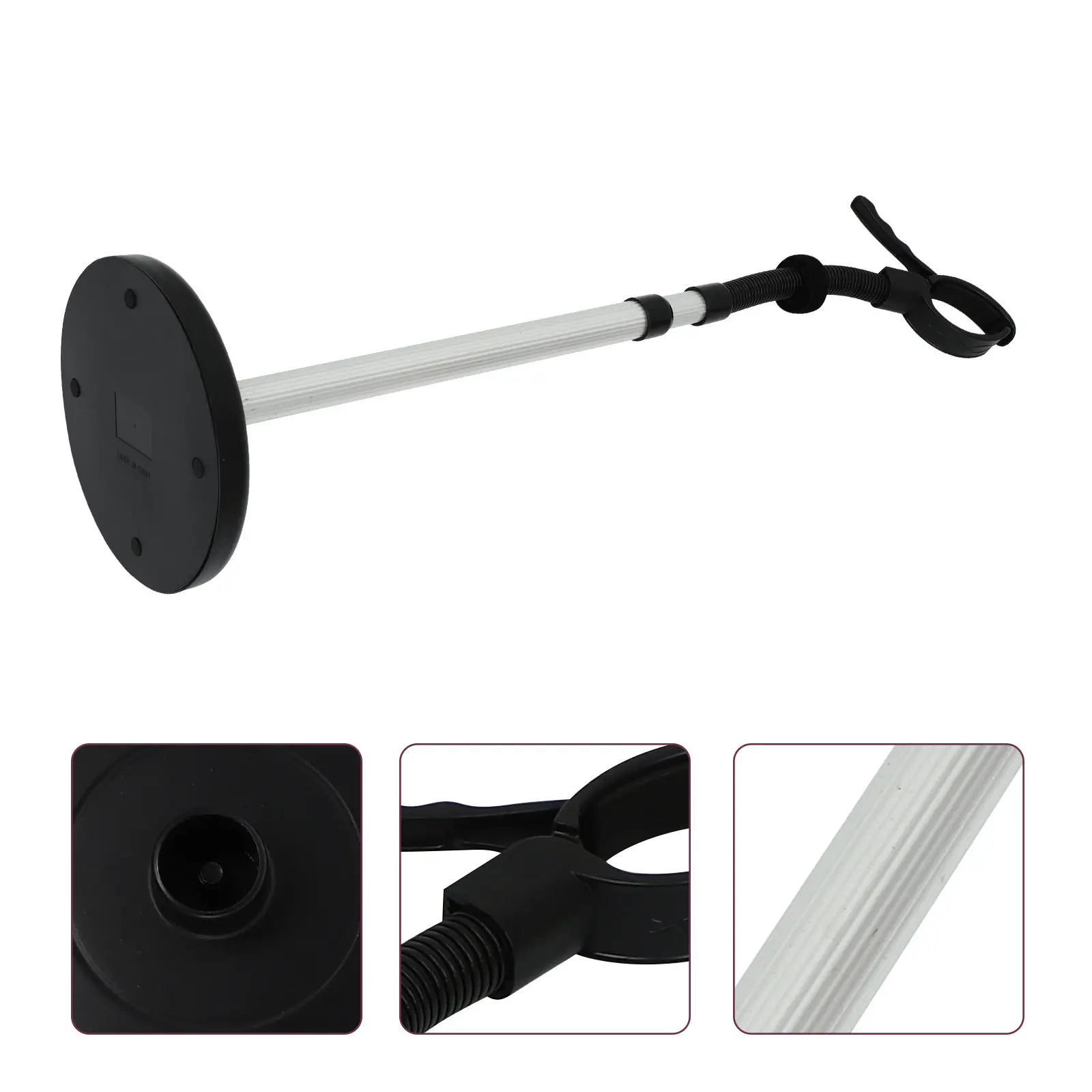 1Pcs Hair Dryer Holder 360 Degree Rotating Adjustable Hands-Free Blower Stand Hairdryer Support Storage Rack Convenient Hair