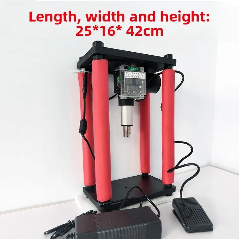 Four-column Electric Silent Small Press 220V Desktop Hydraulic Press Pressurable Lead Bearing Small Hardware Universal Automatic
