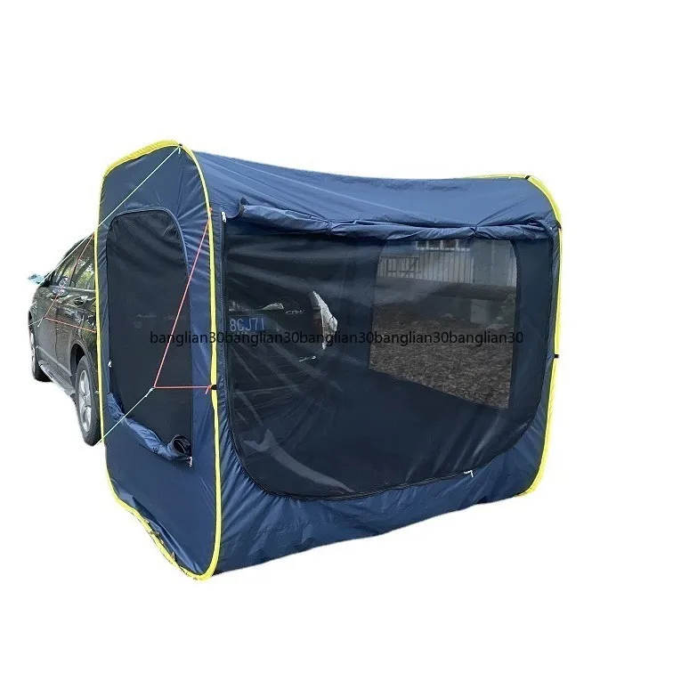 Outdoor Camping Pop-up  Tent Simple Multi-person Waterproof Sunshade Rear Trunk Car Tail Canopy