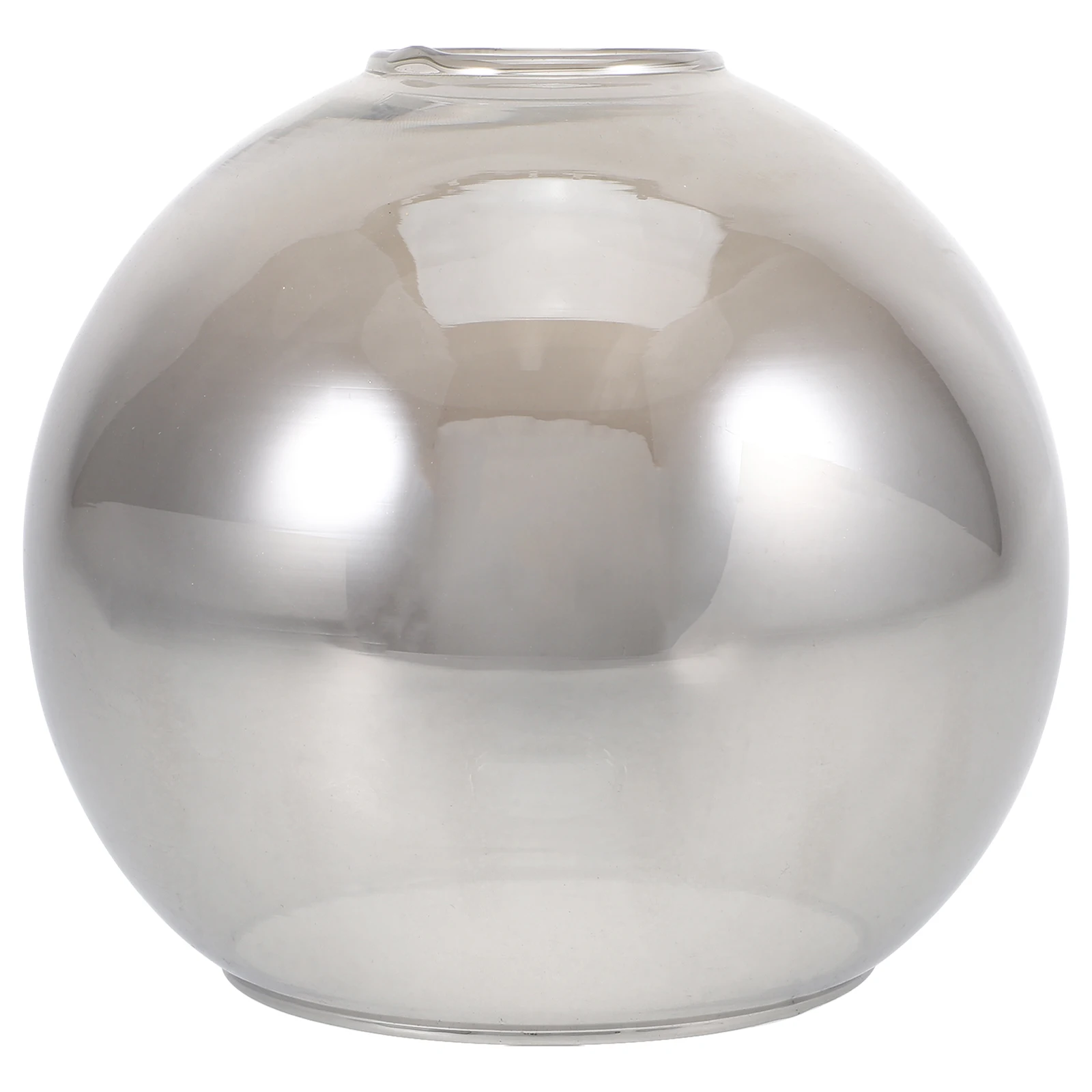 

1pc Glass Lampshade Chandelier Cover Round Sphere Amber Bubble Lighting Fixture Replacement Globe Shade Wide Aperture