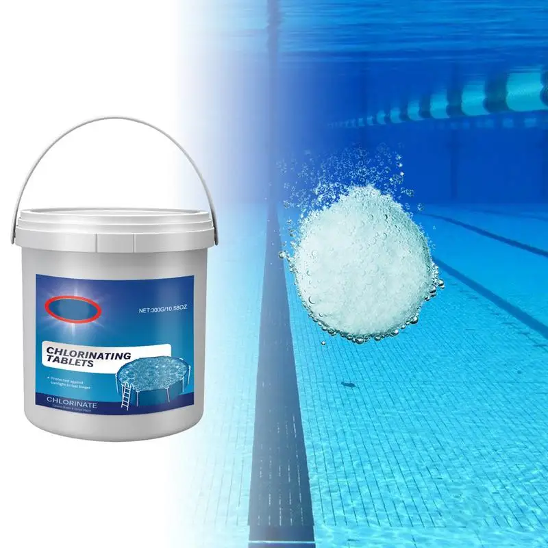 Pool Cleaning Effervescent Chlorine Tablet Long-Lasting Effervescent Tablets Water Care Pool Tablets For Hot Tub Water Cleaning