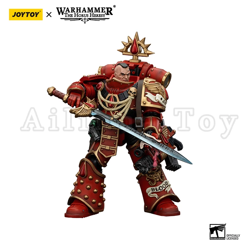 [Pré-encomenda] JOYTOY 1/18 Figura de ação The Horus Heresy Blood Angels Raldoron First Captain of the Blood Angels Anime Toy