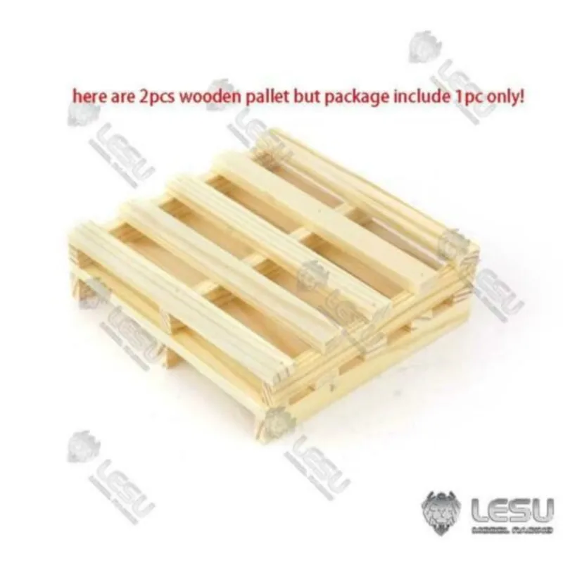 

LESU Wooden Pallet 1Pc For 1/14 Forklift Tamiyay Tractor Truck Trailer Model Outdoor Toys TH16512