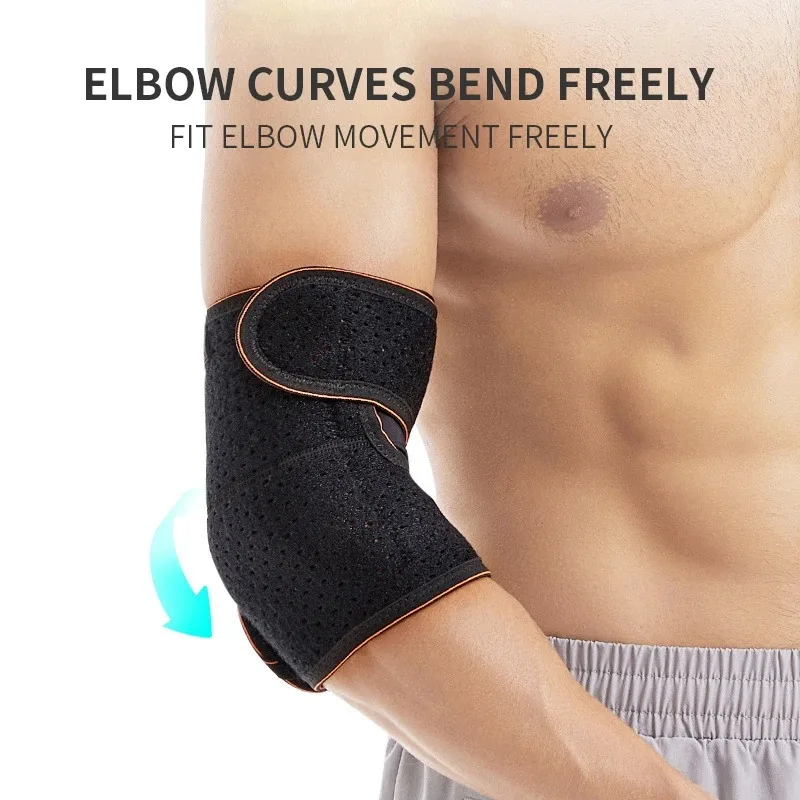 1PC Ellenbogenbandage Kompression Armmanschette Ellenbogenstütze für Tennis Golfer Gewichtheben Ellenbogenschutz