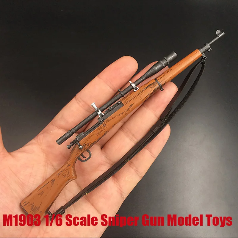 ZYTOYS ZY2002 1/6 M1903 Springfield Model karabinu statyczne wojskowe akcesoria do broni wojennej dla 12 Cal żołnierz figurka ozdoba