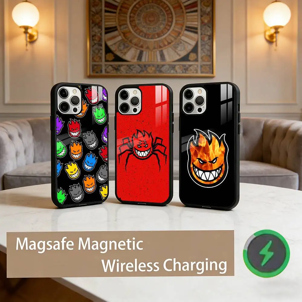 

COOL Little Fire Man Phone Case For iPhone17,16,15,14,13,12,11 Plus,Pro Max Magnetic For Magsafe Wireless Charging