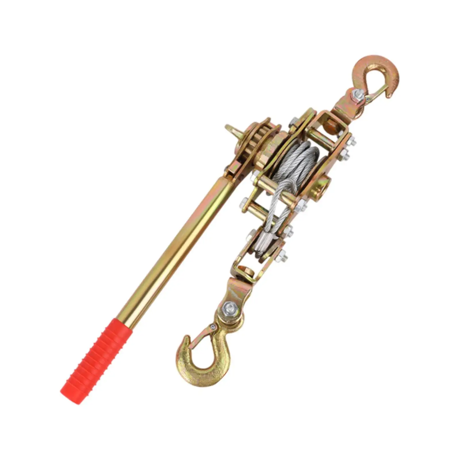 Manueller Drahtspanner, multifunktionales Ratschen-Heberollensystem für Bauarbeitszaunmaschinen, Baustachler, Anhänger