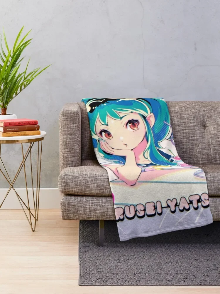 Urusei Yatsura Throw Blanket Summer Hairys Blankets For Bed Blankets