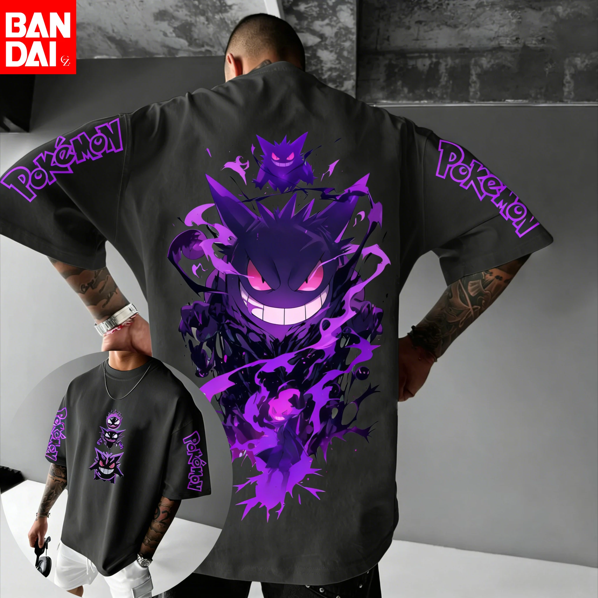 camiseta-de-algodao-masculina-de-verao-2026-pokemon-streetwear-com-estampa-de-fusao-gengar-mega-gengar-casual-oversized-para-uso-diario-presente-para-fas-de-anime
