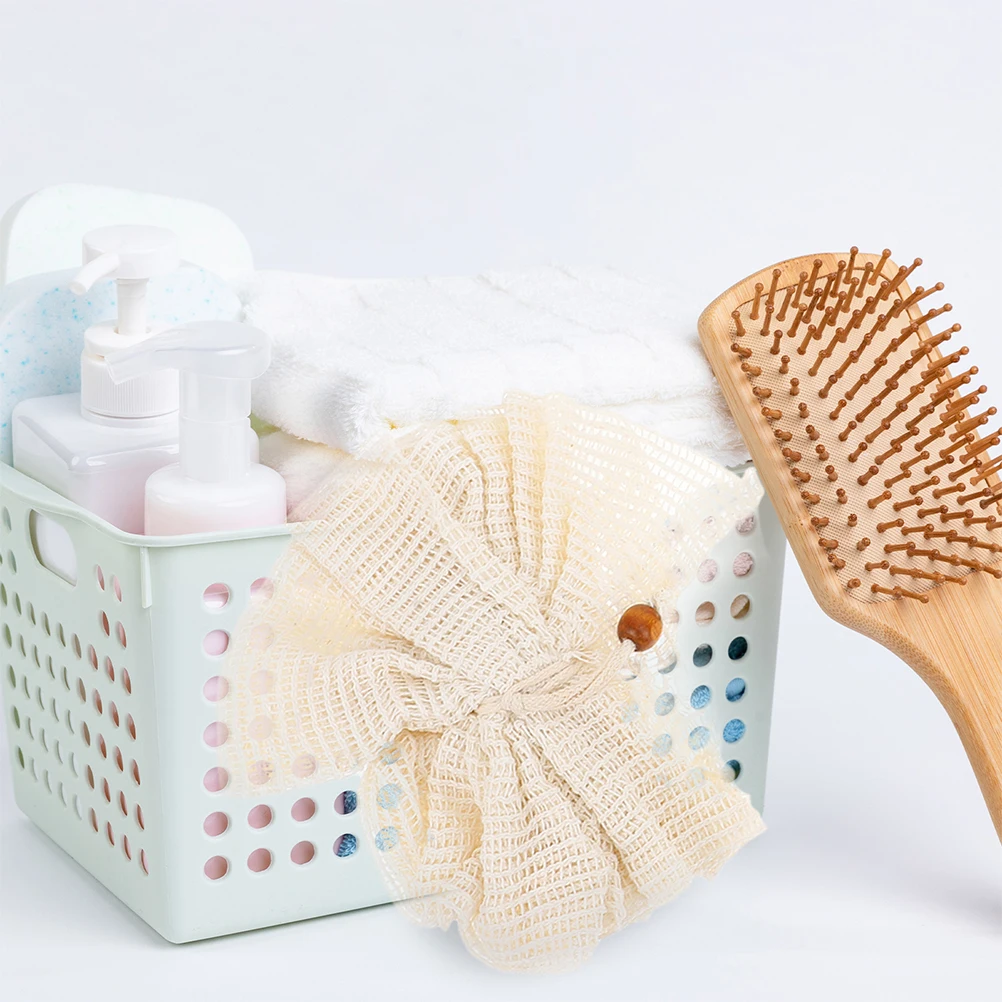 

4Pcs Bath Shower Loofah Body Scrubbers Durable Exfoliating Bath Balls Gentle Skin Cleaning Supplies Loofah Shower Balls