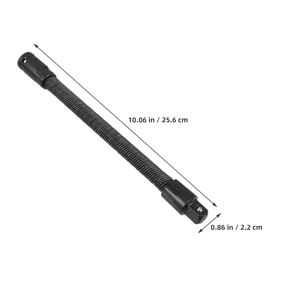 3Pcs Flexible Socket Extension Bar Universal Joint Shaft for Automotive Repair Home Improvement Ratchet Wrench Extender Bendable view 4