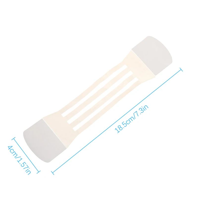 4 ชิ้นที่มองไม่เห็นคอ Lifter ผ้าพันแผล 20 Lift Patch คอริ้วรอยสติกเกอร์กําจัด Face Lift เทป