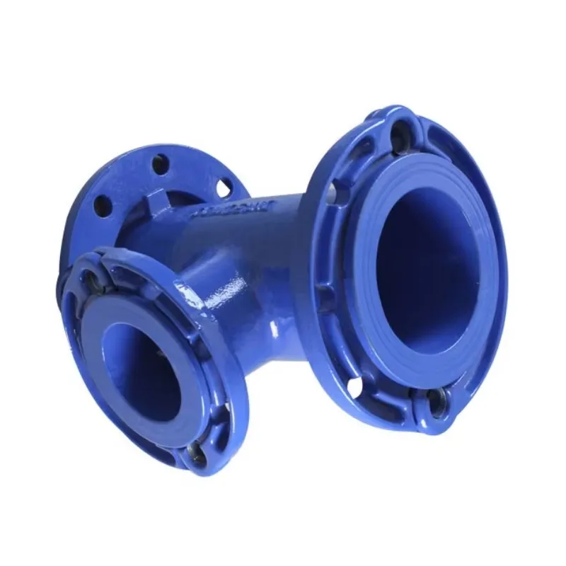 EN545 Standard Ductile Iron  Pipe Fittings All Loosing Flange Fitting Flanged Tee
