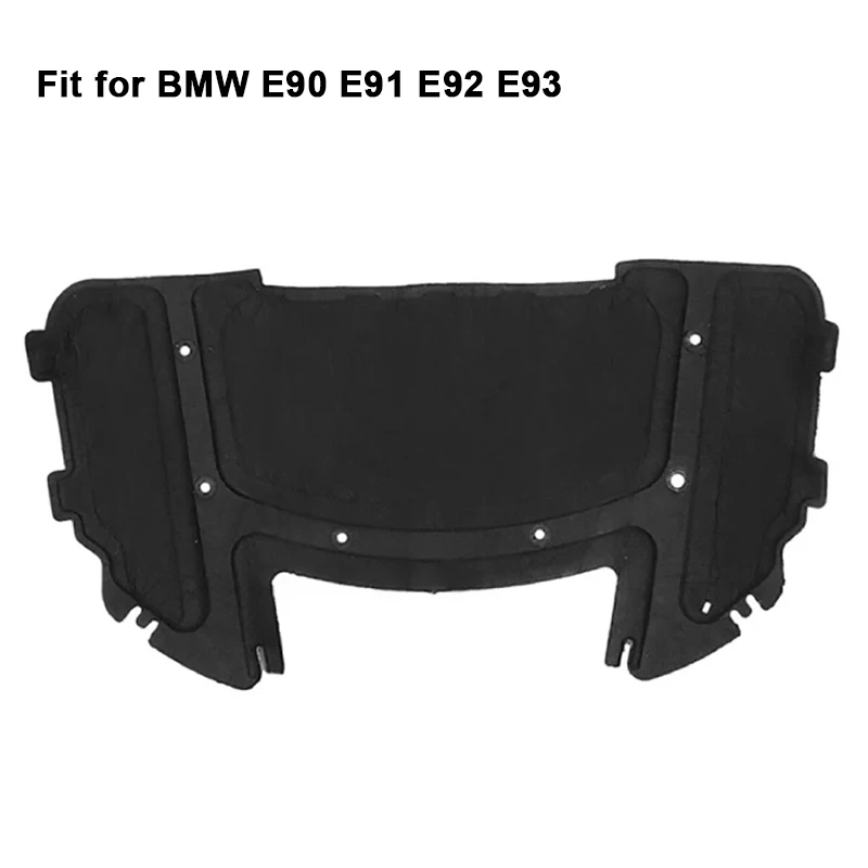 1 pz nero cofano auto motore isolamento acustico cotone per BMW E90 E91 E92 E93