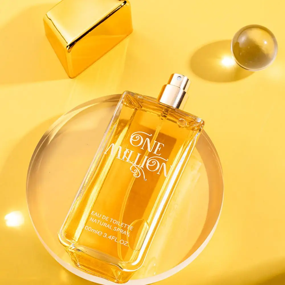 

100ml Perfume Golden Million Gold Brick Extrait - Women Men's Long-Lasting Woody Perfume Men's Perfume Pray Fragrance