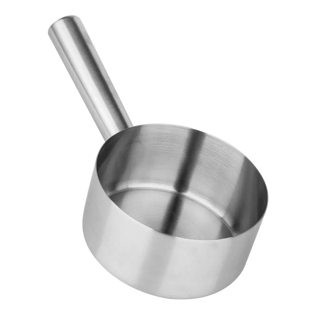Stainless Steel Water Bailer Scoop with Long Handle – Rustproof, Easy-Clean & Reusable for Kitchen, Bathroom, Garden