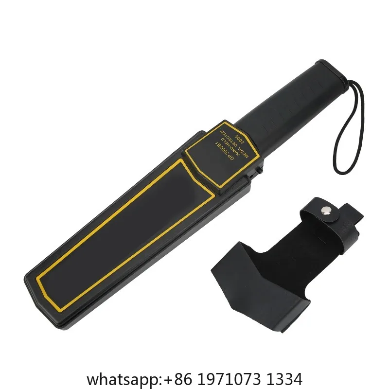 Metal Scanner Metal Detector High Sensitive Shock Resistant Comfortable Portable for Airport Stations