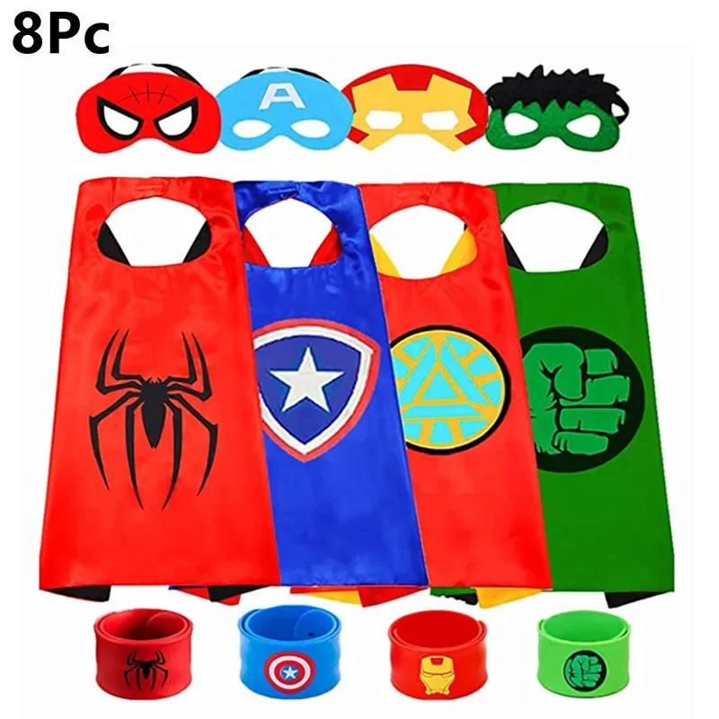 

Kids Superhero Cosplay Cloak Costume Child Cartoon Bracelet Toys Movie Peter Parker Costume Halloween Christmas Party Dress Up