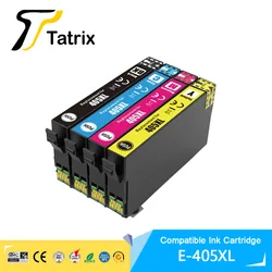 Cartucho de tinta da impressora compatível cor premium, apto para Epson WorkForce Pro, WF-3820DWF WF-3825DWF, C13T05H14010, Tatrix para Epson 405XL