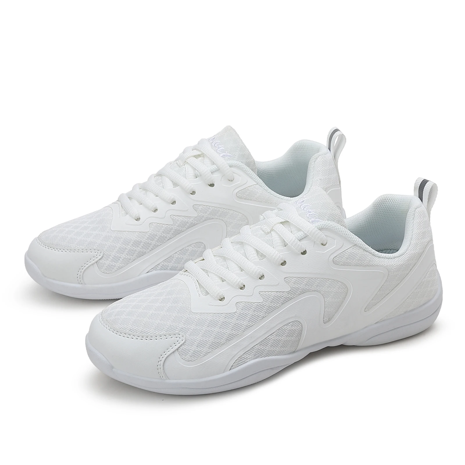 

Girls Cheerleading Shoes Lightweight Anti-slip Breathable Competition Dance Sneakers 2536