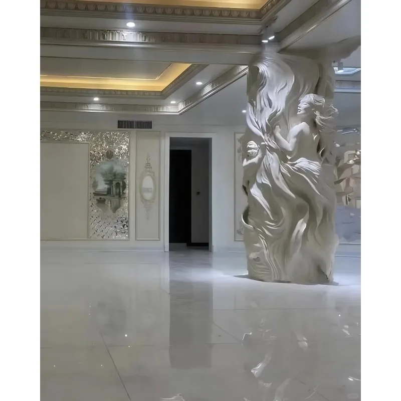 Marble sculpture factory direct sales, suitable for garden villas, hotel square decoration