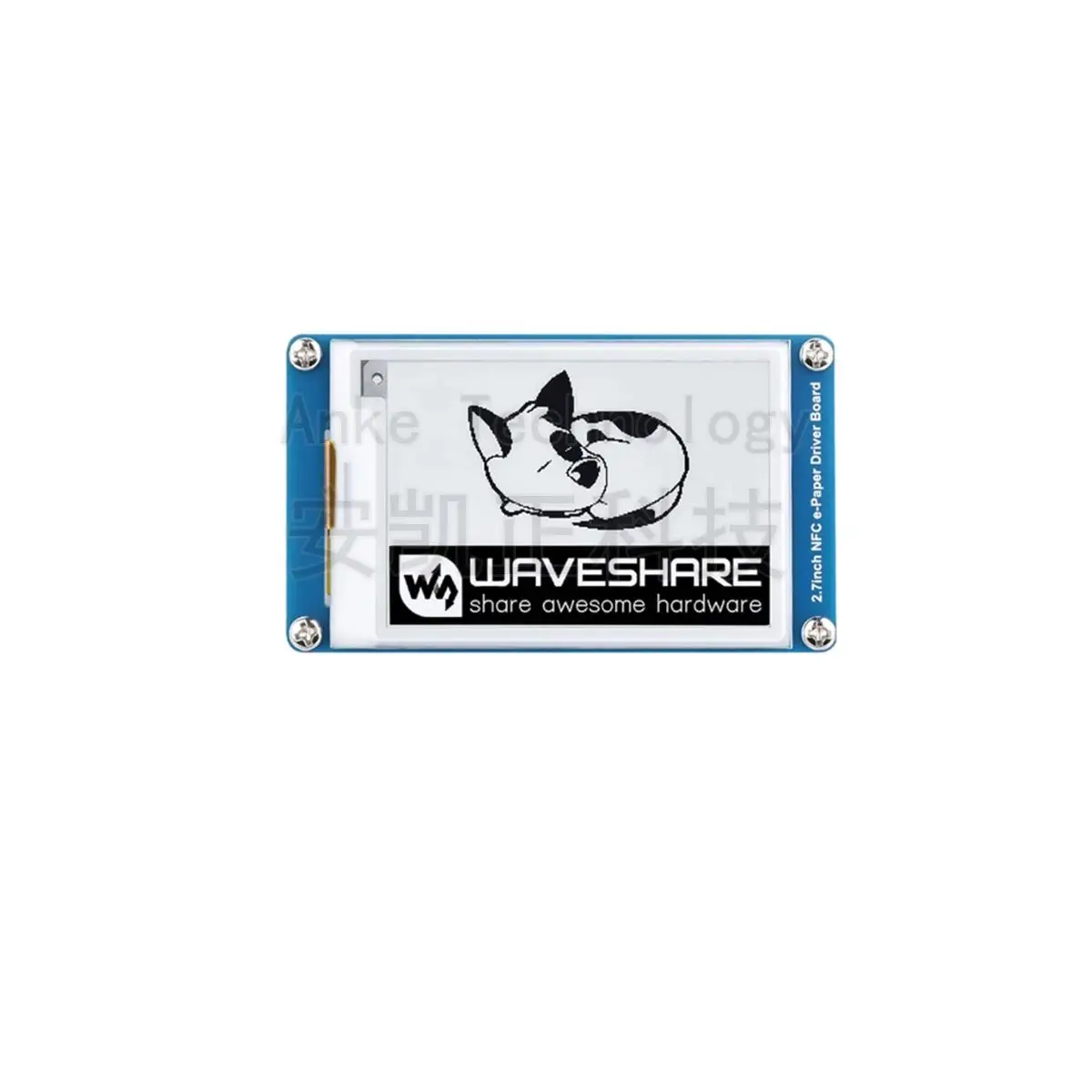 

Weixue 2.7-inch Passive NFC E-Ink Screen Module, E-Paper Display, No Battery, Wireless Image Updating