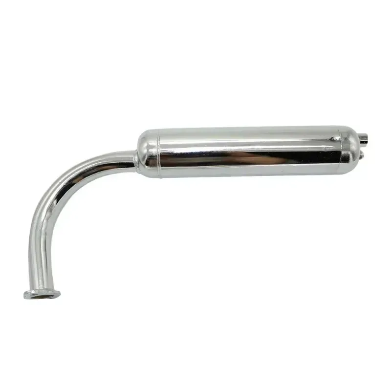 رائجة البيع دراجة نارية دراجة اكسسوارات 2-السكتة الدماغية 50CC-80CC ل كاتم صوت ماسورة العادم مدخنة الحديد العادم جودة عالية صغيرة #4