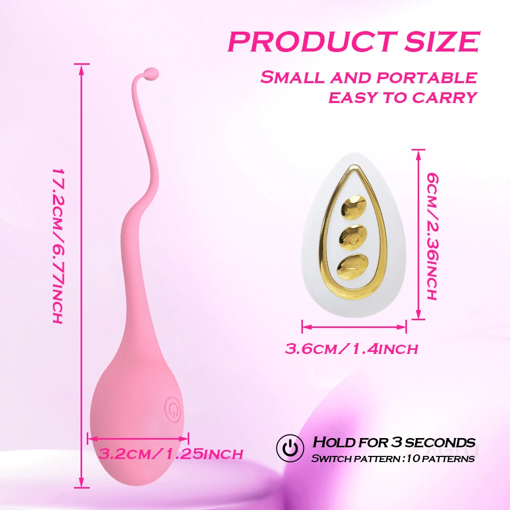 Vibrating Egg for Women Remote Control Clitoris Vagina Stimulator G-Sopt Vibrator Female Masturbator Sex Toy for Couples