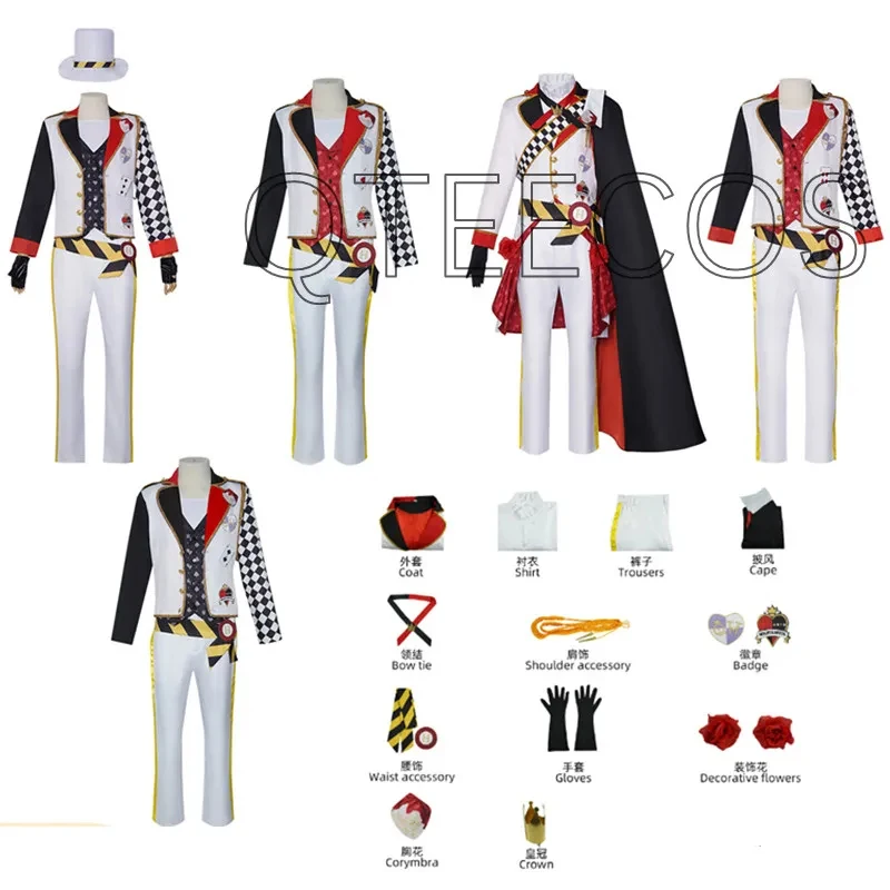 

✦2026✦Twisted Wonderland Cosplay Riddle Rosehearts Ace Deuce Costume Halloween Carnival Costumes Outfits Uniform Suits For Adul✦