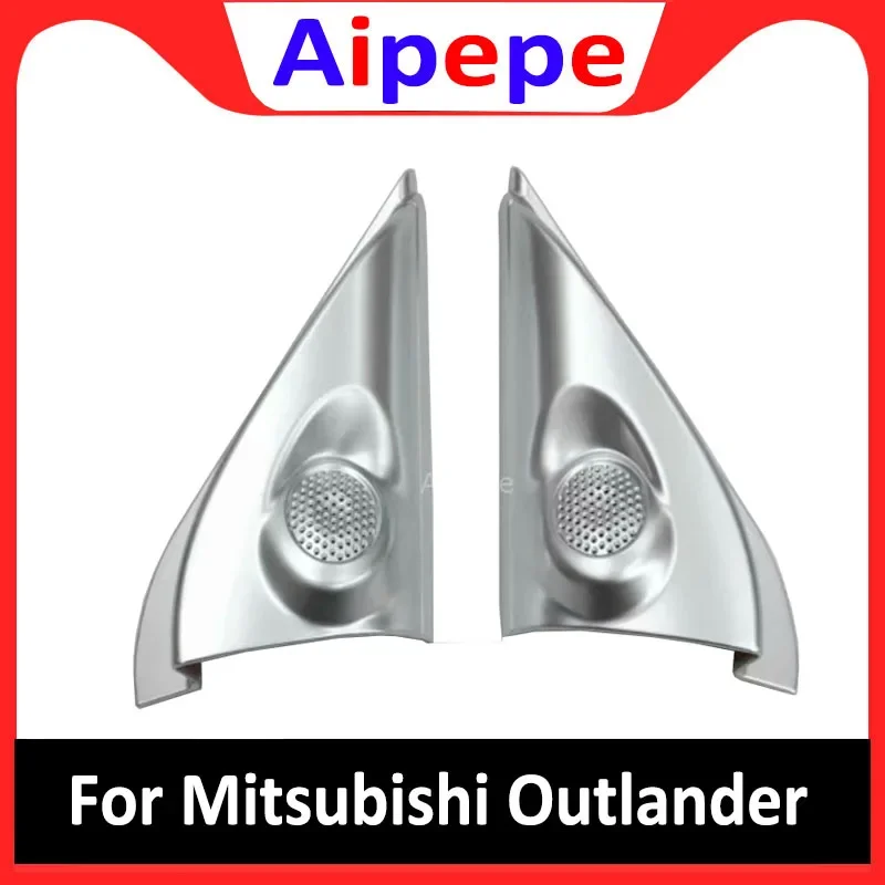 

For Mitsubishi Outlander 2016 2017 2018 Chrome Interior A Pillar Stereo Speaker Cover Trim Decoration Car Styling