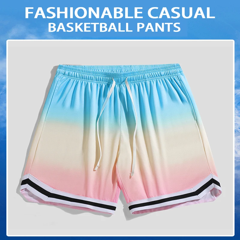 

DLYK Summer Collection-Stylish Versatile Men's Basketball Shorts Breathable Lightweight And Perfect For Casual And Athletic Wear