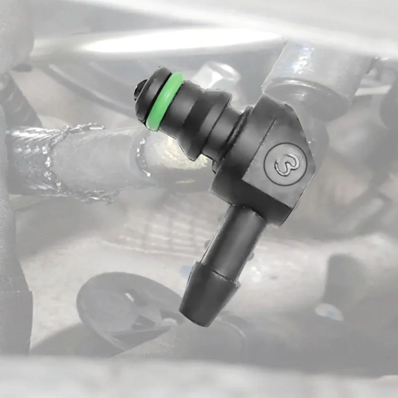 4Pcs Common Rail Diesel Injector Leak Off Pipe Return Connectors for 110 Fuel Injector Return Connector Automotive Parts