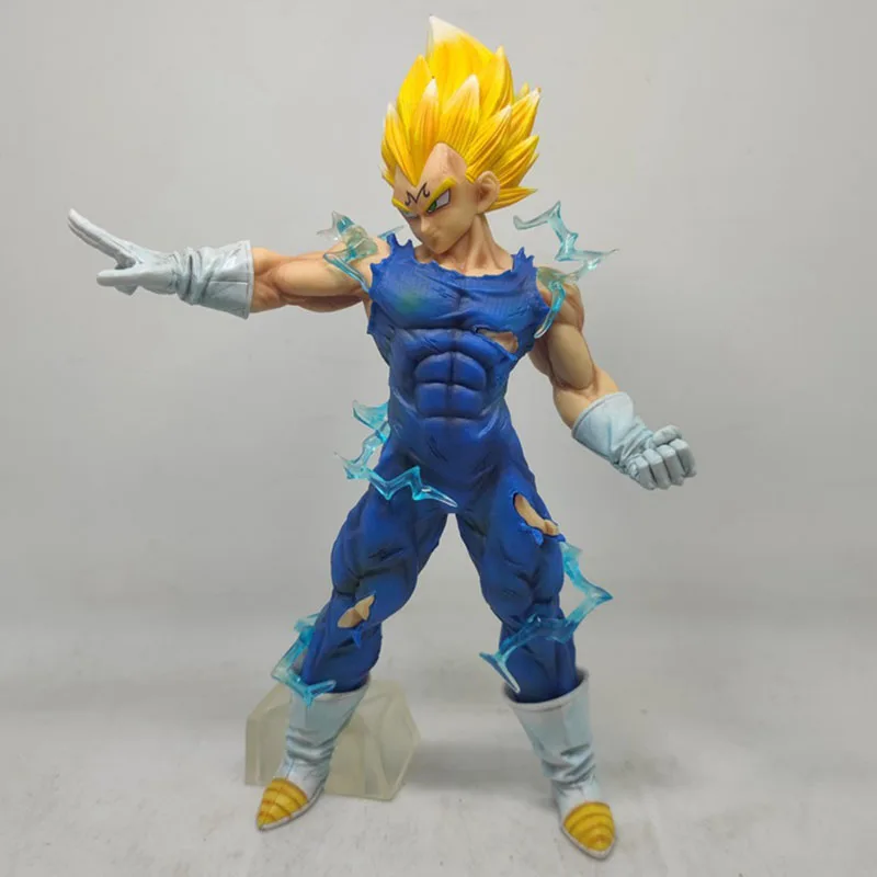 27cm Majin Vegeta modelo Dragon Ball Z figura de acción DBZ Super Saiyan Figuras juguetes colección de Anime GK estatua adornos regalo para niños