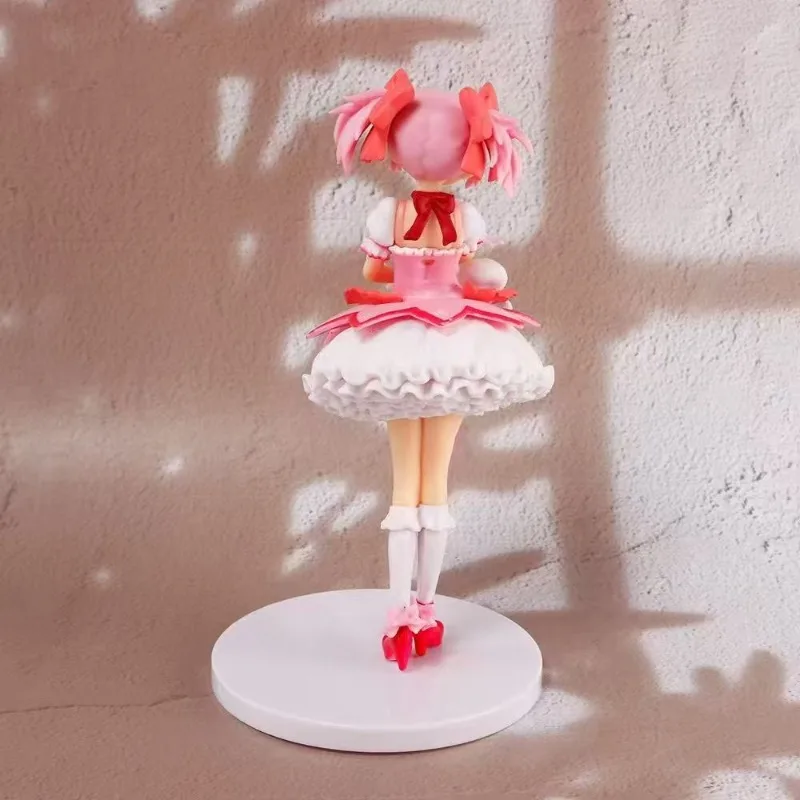 Figurka Anime Puella Magi Madoka Magica Kaname Madoka Figurka Akcji Model Czarodziejki Dekoracja Statua Lalki Zabawki Prezent na Boże Narodzenie